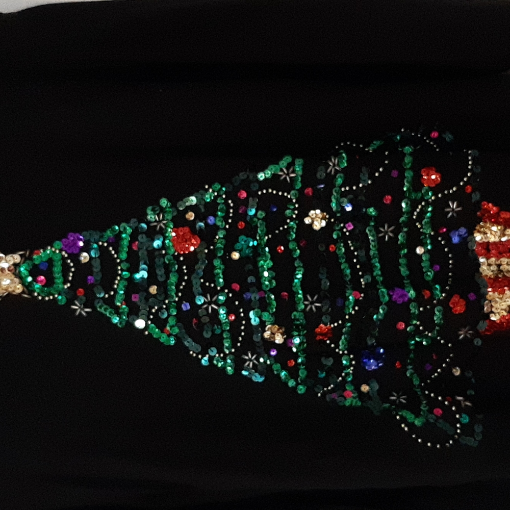 Vintage black Christmas sweater- PXL